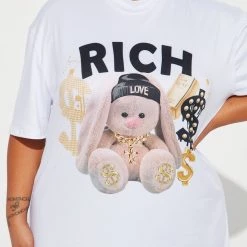 Fashion Nova Forever Rich T-Shirt Dress - White -fashion nova dresses Shop 08 31 22Studio2 DD IM 09 45 16 4 D1424 White 0143 PLUS EH