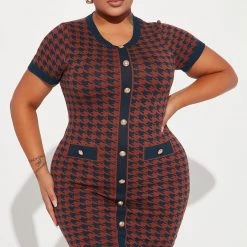 Fashion Nova NYC Bound Sweater Mini Dress - Navy/combo -fashion nova dresses Shop 08 31 22Studio2 DD IM 15 09 41 52 RDAD7690FN Navycombo 0781 PLUS ES