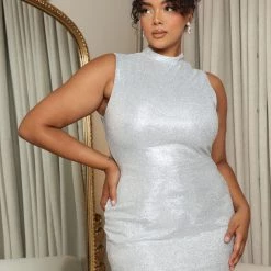 Fashion Nova Premiere Night Lurex Maxi Dress - Silver -fashion nova dresses Shop 08 31 22Studio4 KS KP 10 41 57 18 D8279C Silver 4961 PLUS EH