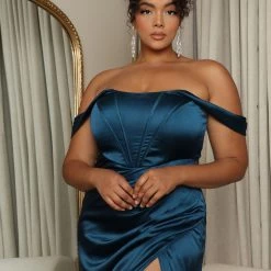 Fashion Nova Raise A Toast Satin Maxi Dress - Teal -fashion nova dresses Shop 08 31 22Studio4 KS KP 11 23 49 27 MF21193 Teal 5053 PLUS KS