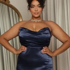 Fashion Nova Naomi Satin Maxi Gown - Navy -fashion nova dresses Shop 08 31 22Studio4 KS KP 11 50 46 30 D16483C Navy 5082 PLUS KS