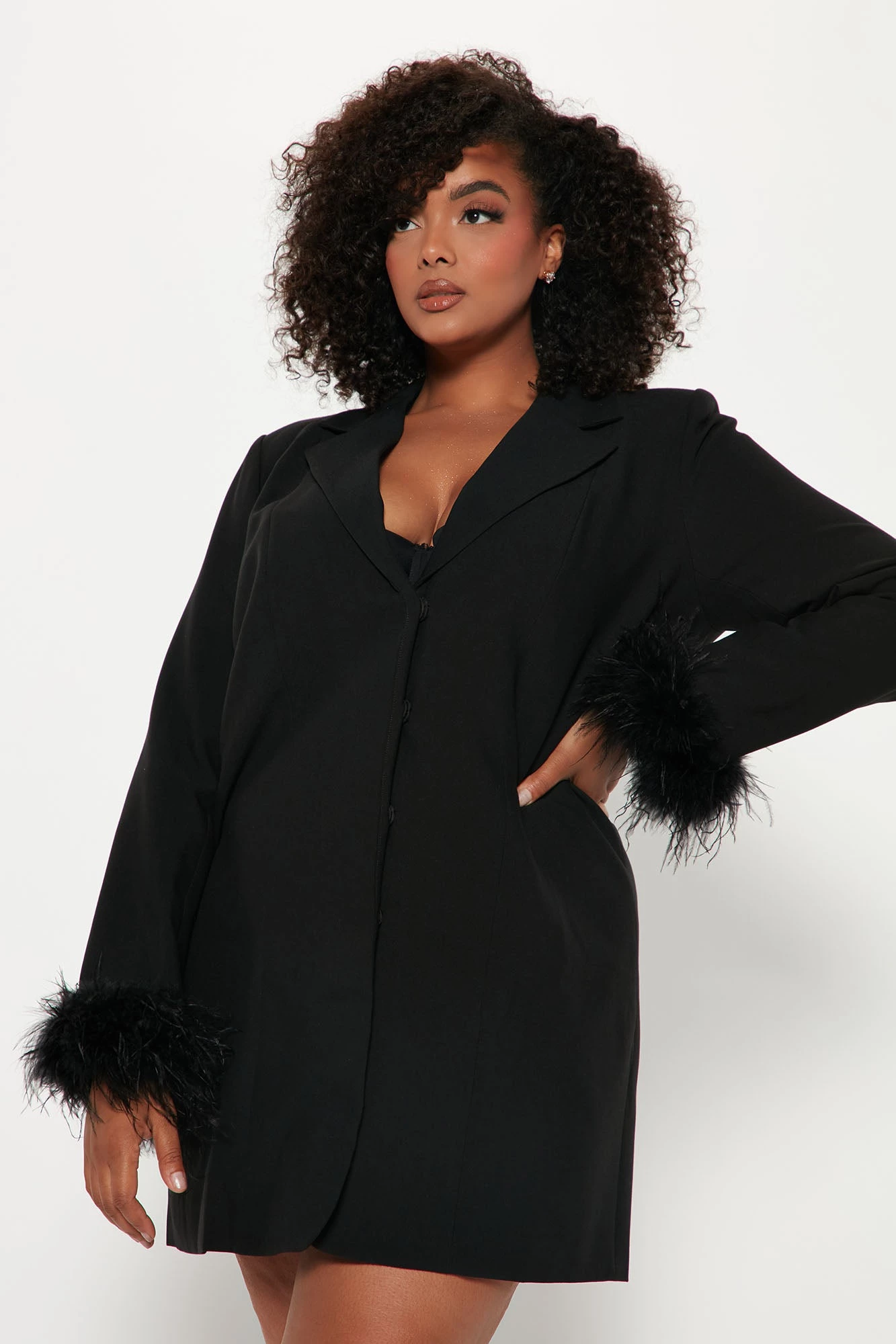 Fashion Nova Tall Delinah Blazer Mini Dress - Black 6 Fashion Nova Tall Delinah Blazer Mini Dress - Black - Image 4