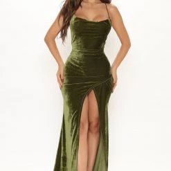 Fashion Nova Love You Mean It Velvet Maxi Dress - Olive 14 Fashion Nova Love You Mean It Velvet Maxi Dress - Olive -fashion nova dresses Shop 09 01 21Studio5 CE 10 24 22 20 DR1671 Olive 4666 DC