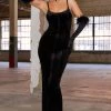 Fashion Nova Agnes Velvet Maxi Dress - Black -fashion nova dresses Shop 09 01 22FallEditorial CE 14 19 06 Look 7 2039 KS MH