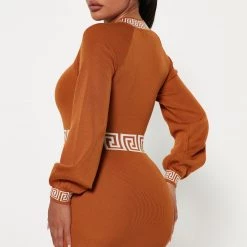 Fashion Nova Like You Mean It Midi Dress - Mustard/combo -fashion nova dresses Shop 09 01 22Studio4 KJ IM 10 41 24 18 J3H0420S Mustardcombo 9467 ES