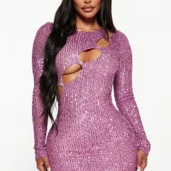 Fashion Nova Hey Baby Sequin Mini Dress - Pink -fashion nova dresses Shop 09 02 22Studio3 CE RL 13 57 54 28 JD40316A Pink P 0236 JB