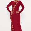 Fashion Nova Cutting Edge Thick Rib Maxi Dress - Burgundy -fashion nova dresses Shop 09 02 22Studio4 KJ IM 09 23 45 1 D14590 Burgundy P 9855 WG