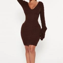 Fashion Nova Tres Poppin' Mini Dress - Chocolate 9 Fashion Nova Tres Poppin' Mini Dress - Chocolate -fashion nova dresses Shop 09 02 22Studio4 KJ IM 09 43 53 6 KH1100 Chocolate 9920 SG
