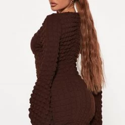 Fashion Nova Tres Poppin' Mini Dress - Chocolate 10 Fashion Nova Tres Poppin' Mini Dress - Chocolate -fashion nova dresses Shop 09 02 22Studio4 KJ IM 09 44 56 6 KH1100 Chocolate 9933 SG