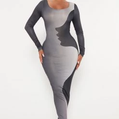 Fashion Nova Got A Secret Maxi Dress - Black/combo -fashion nova dresses Shop 09 02 22Studio4 KJ IM 09 53 26 8 DT3357 Blackcombo 9977 ES