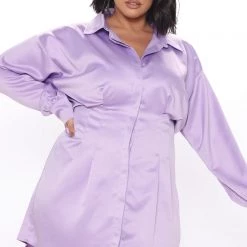 Fashion Nova She Works Hard For The Money Dress - Lavender -fashion nova dresses Shop 09 03 20Studio4 CE RS 14 26 27 58 CD1493 Lavender 4853 PLUS JK