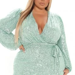 Fashion Nova Seeing The Stars Sequin Mini Dress - Mint 19 Fashion Nova Seeing The Stars Sequin Mini Dress - Mint -fashion nova dresses Shop 09 03 21Studio1 KP 10 41 43 39 1653D Mint 2710 PLUS DC