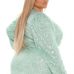 Fashion Nova Seeing The Stars Sequin Mini Dress - Mint 23 Fashion Nova Seeing The Stars Sequin Mini Dress - Mint -fashion nova dresses Shop 09 03 21Studio1 KP 10 41 55 39 1653D Mint 2717 PLUS DC