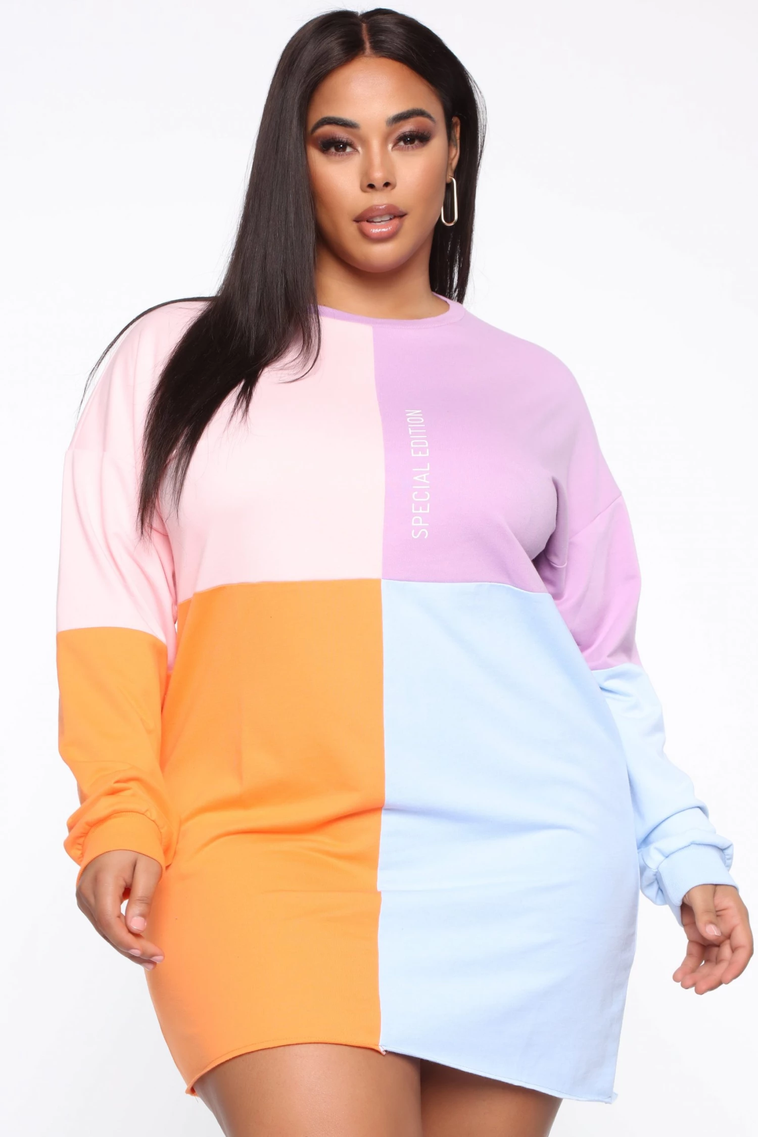 Fashion Nova Special Edition Tunic Sweatshirt - Multi Color - Image 7