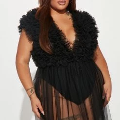 Fashion Nova Always A Party Tulle Maxi Dress - Black -fashion nova dresses Shop 09 06 22Studio1 RT AS 15 01 19 45 ID5806 Black 12308 PLUS SG