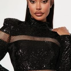 Fashion Nova See You Soon Sequin Midi Dress - Black -fashion nova dresses Shop 09 06 22Studio2 ME RL 16 01 03 40 GWQ5201 Black 0418 EH