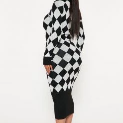 Fashion Nova Check On Me Sweater Dress - Black/White 7 Fashion Nova Check On Me Sweater Dress - Black/White -fashion nova dresses Shop 09 06 22Studio4 KJ IM 12 12 01 28 D23988 BlackWhite P 26975 EH