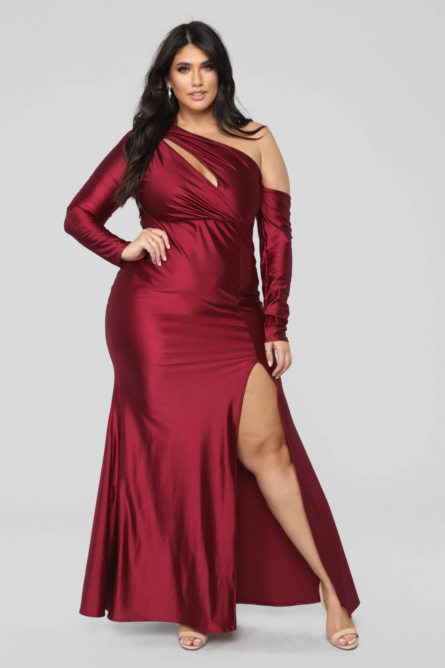 Fashion Nova Pretty Hurts Dress - Burgundy 8 Fashion Nova Pretty Hurts Dress - Burgundy - Image 6