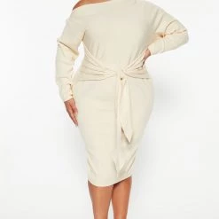 Fashion Nova Warm Moments Sweater Midi Dress - Beige 11 Fashion Nova Warm Moments Sweater Midi Dress - Beige -fashion nova dresses Shop 09 07 22Studio3 RT AS 10 16 12 5 MD2716 Beige 26058 PLUS JB