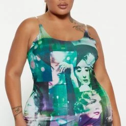 Fashion Nova Hypnotic Printed Maxi Dress - Green/combo -fashion nova dresses Shop 09 07 22Studio3 RT AS 11 52 38 33 D8346 Greencombo 0224 PLUS JB