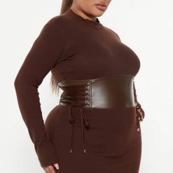Fashion Nova Like Good Times Midi Dress - Chocolate -fashion nova dresses Shop 09 07 22Studio3 RT AS 16 00 39 69 CD2823 Chocolate 0543 PLUS SG