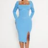 Fashion Nova Got It Like that Bandage Midi Dress - Blue -fashion nova dresses Shop 09 07 22Studio4 DD KP 10 02 10 12 WR5045 Blue 11708 ES