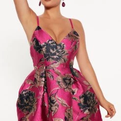 Fashion Nova Poppi Mini Dress - Pink/combo