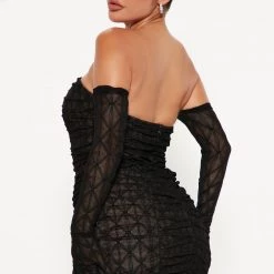 Fashion Nova Andrea Gloved Midi Dress Set - Black -fashion nova dresses Shop 09 07 22Studio4 DD KP 13 47 55 51 CYN22 Black 12115 SG