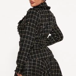 Fashion Nova Eden Blazer Midi Dress - Black -fashion nova dresses Shop 09 07 22Studio4 DD KP 14 18 35 61 HD20082FN Black 12207 KS