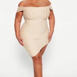 Fashion Nova Mercedes Bandage Mini Dress - Cream -fashion nova dresses Shop 09 07 22Studio5 RD DJ 10 37 26 3 C2571D Cream 7695 PLUS ES