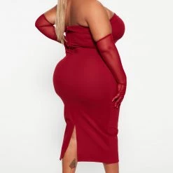 Fashion Nova Fashion Strut Midi Dress Set - Wine -fashion nova dresses Shop 09 07 22Studio5 RD DJ 10 54 04 7 FD40330 Wine 7734 PLUS EH
