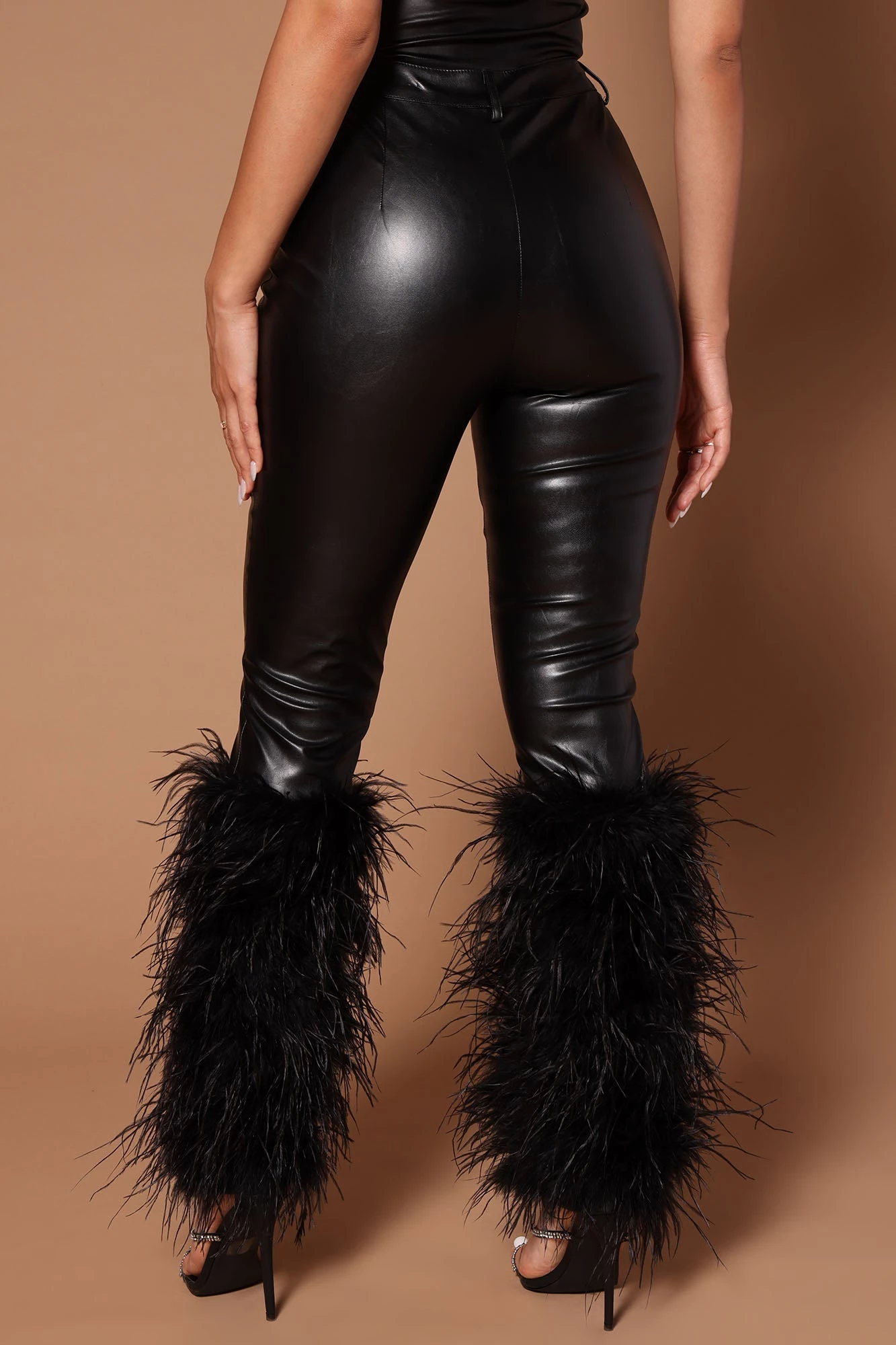 Fashion Nova Ashlee Faux Leather Pants - Black 5 Fashion Nova Ashlee Faux Leather Pants - Black - Image 3