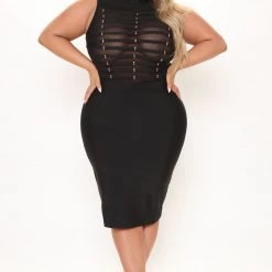 Fashion Nova Make A Move Bandage Midi Dress - Black 14 Fashion Nova Make A Move Bandage Midi Dress - Black -fashion nova dresses Shop 09 08 21Studio2 CE 10 33 06 12 BD184 Black 0508 PLUS KS