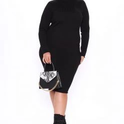 Fashion Nova Taryn Sweater Midi Dress - Black 15 Fashion Nova Taryn Sweater Midi Dress - Black -fashion nova dresses Shop 09 09 20Studio3 AP SA 12 34 06 40 D11051FN Black 0874 PLUS RA