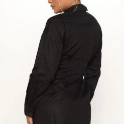 Fashion Nova Estella Shirt Dress - Black -fashion nova dresses Shop 09 09 21Studio3 ME KP 13 08 56 39 HF21F653 Black 4522 KL