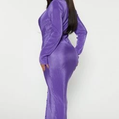 Fashion Nova Tessa Pleated Maxi Dress - Purple -fashion nova dresses Shop 09 09 22Studio4 CE DJ 13 27 53 39 YK5360 Purple 13454 PB
