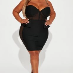 Fashion Nova Take Me With You Mini Dress - Black -fashion nova dresses Shop 09 12 22Studio1 KJ KP 16 04 51 61 8D5018 Black 15206 PLUS KS