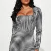 Fashion Nova Gave A Chance Mini Dress - Black/White -fashion nova dresses Shop 09 13 22Studio1 SN MR 10 45 46 6 PD76154BFN BlackWhite 15415 JB
