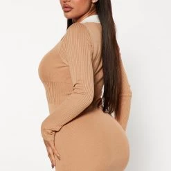 Fashion Nova I'm Her Ribbed Midi Dress - Taupe/combo 10 Fashion Nova I'm Her Ribbed Midi Dress - Taupe/combo -fashion nova dresses Shop 09 14 22Studio4 ME KP 10 35 39 12 J3H0389S Taupecombo 14784 PB