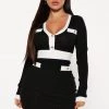 Fashion Nova Fall In Love Sweater Mini Dress - Black/combo -fashion nova dresses Shop 09 14 22Studio4 ME KP 11 44 02 23 RDAE4841FN Blackcombo 14900 ES