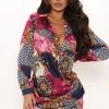 Fashion Nova Time Of Your Life Satin Printed Shirt Dress - Fuchsia/combo -fashion nova dresses Shop 09 15 21Studio2 ME KP 13 07 54 33 SHT3429P Fuchsiacombo 0426 EH