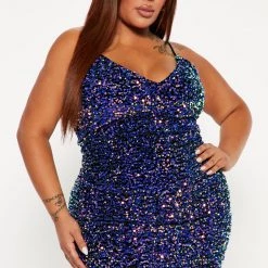 Fashion Nova Soulmate Sequin Midi Dress - Purple -fashion nova dresses Shop 09 15 22Studio4 DM IM 09 49 00 9 ID10156 Purple 15400 PLUS PB