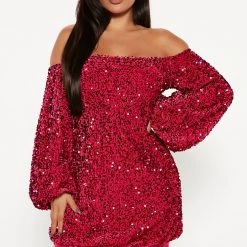Fashion Nova Alexa Sequin Dress Set - Fuchsia -fashion nova dresses Shop 09 16 22Studio3 DD IM 14 23 01 44 DP8293C Fuchsia 1430 ES