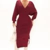 Fashion Nova Mona Sweater Midi Dress - Magenta -fashion nova dresses Shop 09 20 21Studio2 SN RL 12 03 00 42 ID2591 Magenta 1696 KS