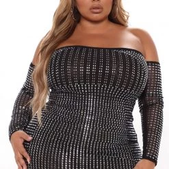 Fashion Nova Working On It Off Shoulder Midi Dress - Black 15 Fashion Nova Working On It Off Shoulder Midi Dress - Black -fashion nova dresses Shop 09 20 21Studio4 JP RL 15 18 45 54 FNT306 Black 3591 PLUS PB