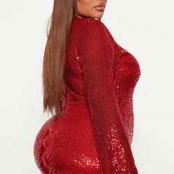 Fashion Nova Lucy Sequin Mini Dress - Red 13 Fashion Nova Lucy Sequin Mini Dress - Red -fashion nova dresses Shop 09 20 22Studio5 KJ DJ 09 52 18 3 5654DFN2 Red 0898 PLUS JB