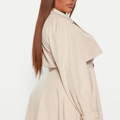 Fashion Nova Angel Fit And Flare Mini Dress - Taupe -fashion nova dresses Shop 09 20 22Studio5 KJ DJ 10 24 28 6 PD20083FN Taupe 0929 PLUS JB