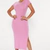 Fashion Nova Bobby Rib Midi Dress - Magenta -fashion nova dresses Shop 09 21 22Studio4 ME DJ 13 21 16 39 JD45772 Magenta 0113 WG