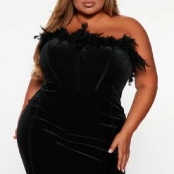 Fashion Nova Lock You In Velvet Midi Dress - Black -fashion nova dresses Shop 09 22 22Studio3 KJ KP 10 12 52 1 JD3522 Black 3013 PLUS JB