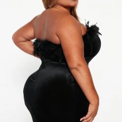 Fashion Nova Lock You In Velvet Midi Dress - Black -fashion nova dresses Shop 09 22 22Studio3 KJ KP 10 13 16 1 JD3522 Black 3015 PLUS JB